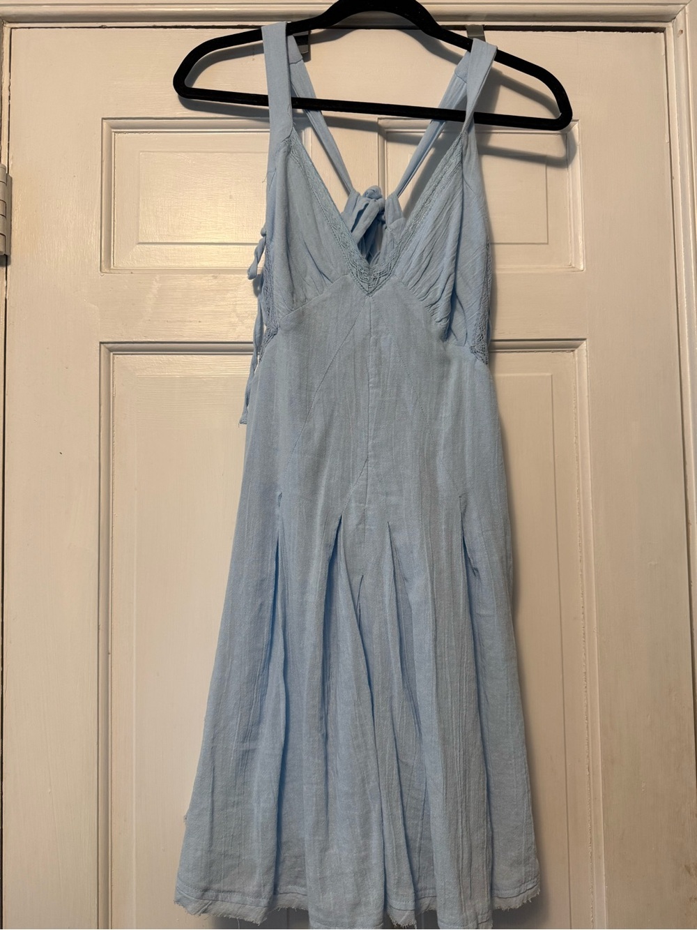 Free People Pale Blue Vivi Mini Dress - Picture 2 of 4